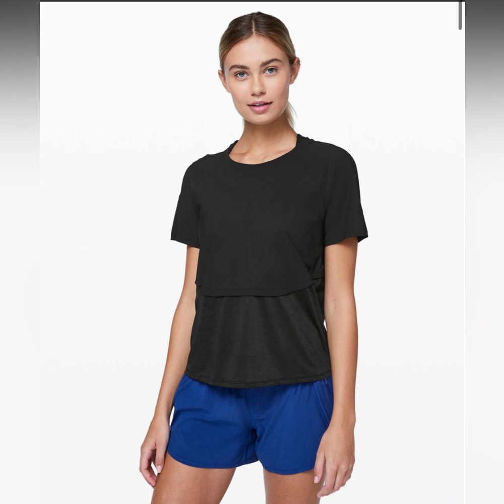 NWT Lululemon Chasing Miles Short Sleeve